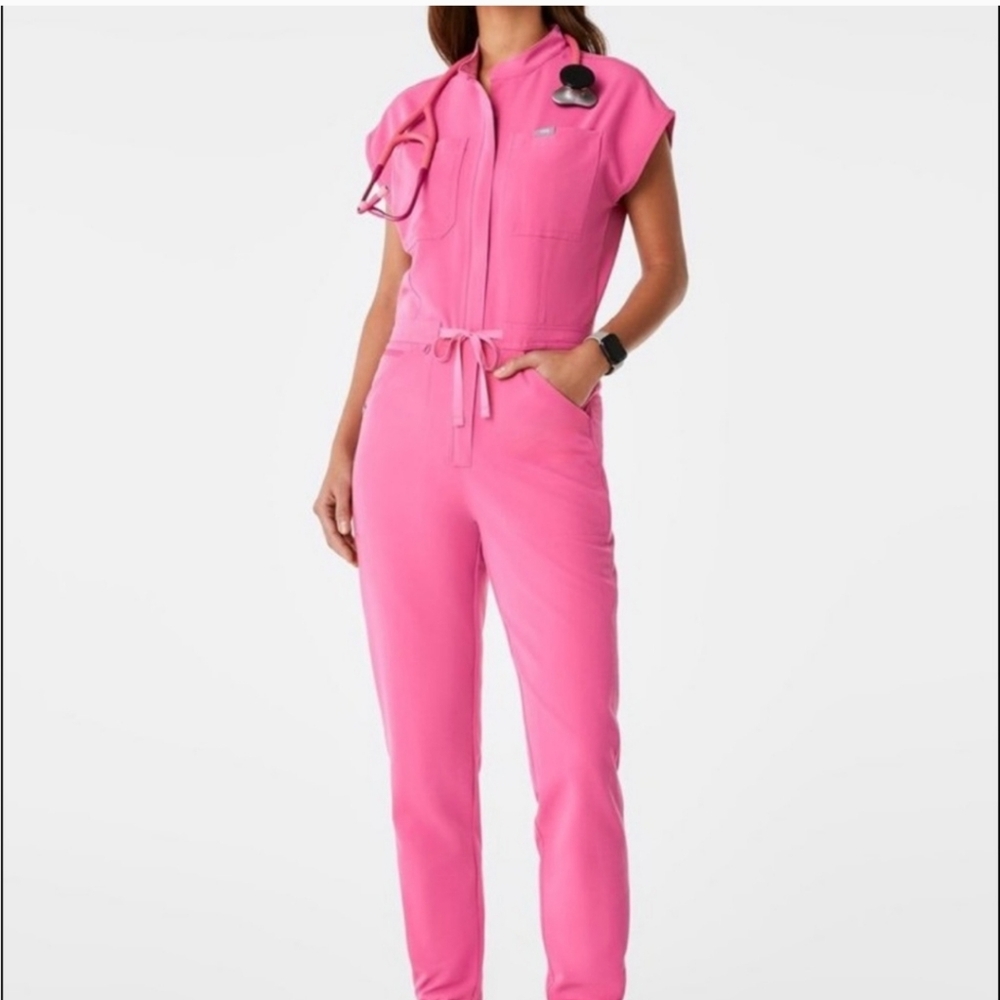 NWT in bag Figs F*king Pink jumpsuit